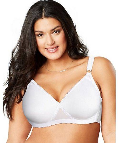 Buy Playtex Women's Cross Your Heart Lightly Lined Seamless Soft Cup Bra,  White, 34C at