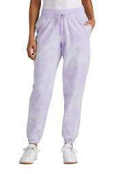 Port & Company Ladies Beach Wash Cloud Tie-Dye Sweatpant