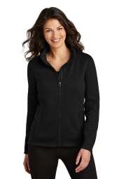 Port Authority Ladies Arc Sweater Fleece Jacket